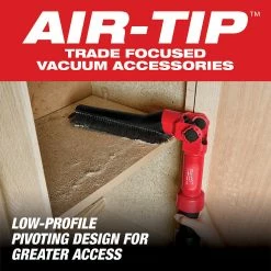Tools & Equipment Milwaukee 49-90-KIT1 AIR-TIP Nozzle/Rotating Brush/Pivoting Brush Attachment Kit