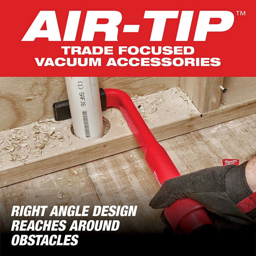 Tools & Equipment Milwaukee 49-90-KIT2 AIR-TIP Utility Nozzle/4-in-1 Right Angle/Dust Collector Kit 5 Tools & Equipment Milwaukee 49-90-KIT2 AIR-TIP Utility Nozzle/4-in-1 Right Angle/Dust Collector Kit