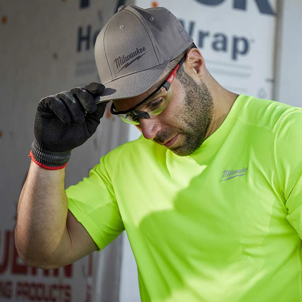 Milwaukee 504G-LXL FlexFit Lightweight Fitted Hat Gray - L/XL 5 Milwaukee 504G-LXL FlexFit Lightweight Fitted Hat Gray - L/XL