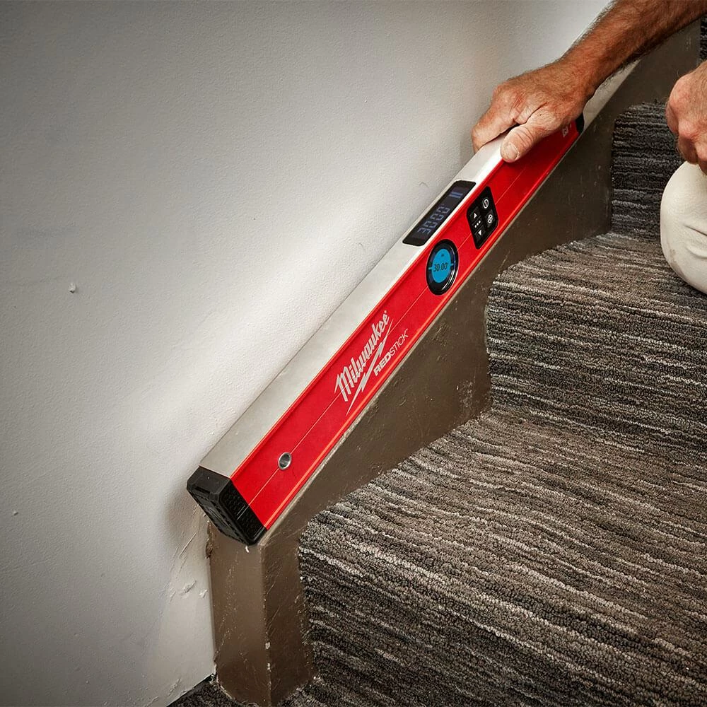 Milwaukee MLDIG24 24 Inch Pin-Point REDLITHIUM REDSTICK Digital Hand Level Tools & Equipment 5 Milwaukee MLDIG24 24 Inch Pin-Point REDLITHIUM REDSTICK Digital Hand Level Tools & Equipment