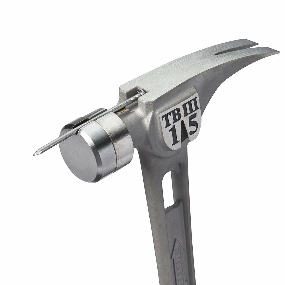 Stiletto TB3SC 15 Oz TiBone III Titanium Hammer With Smooth Face Curved Handle 5 Stiletto TB3SC 15 Oz TiBone III Titanium Hammer With Smooth Face Curved Handle