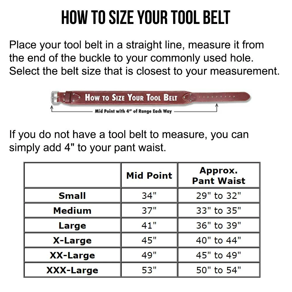 Occidental Leather 8580SM FatLip Tool Carpenter Fastener Bag Set - Small 4 Occidental Leather 8580SM FatLip Tool Carpenter Fastener Bag Set - Small