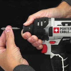 Tools & Equipment Porter-Cable PCCK640LB 20-Volt 1/4-Inch Hex Lithium Ion Impact Driver Kit