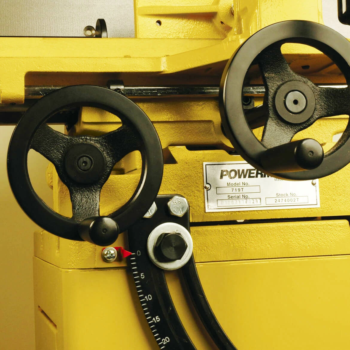 Powermatic 719T Tilt Table Mortiser W/ Stand 1HP 1PH 115/230V - 1791264K 5 Powermatic 719T Tilt Table Mortiser W/ Stand 1HP 1PH 115/230V - 1791264K