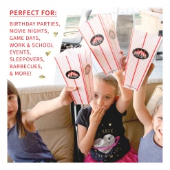Home Goods FunTime FT412 4-Ounce 3-in-1 Popcorn Portion Movie Pouch Kit - 12pk