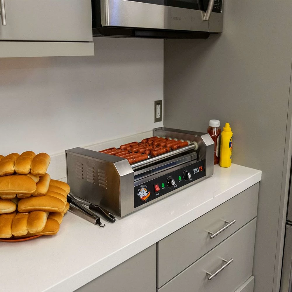 FunTime Roller Dog RDB18SS Commercial 18 Hot Dog 7 Roller Grill Cooker Machine Home Goods 4 FunTime Roller Dog RDB18SS Commercial 18 Hot Dog 7 Roller Grill Cooker Machine Home Goods