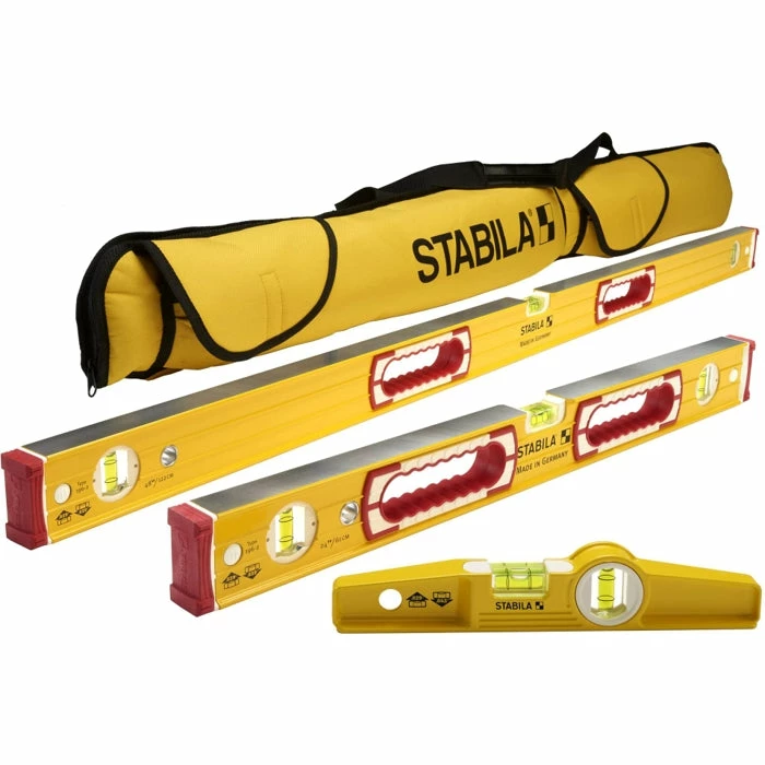 Stabila 48375 Extra Rigid Classic Level Set Type 196 - 3 PC 3 Stabila 48375 Extra Rigid Classic Level Set Type 196 - 3 PC