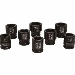 Ingersoll-Rand Ingersoll Rand SK6H8N 3/4 Inch Drive SAE Impact Socket Set 8 Piece Tools & Equipment