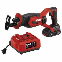 Tools & Equipment Skil RS582902 20V Compact Reciprocating Saw Kit With PWRCORE Lithium Battery