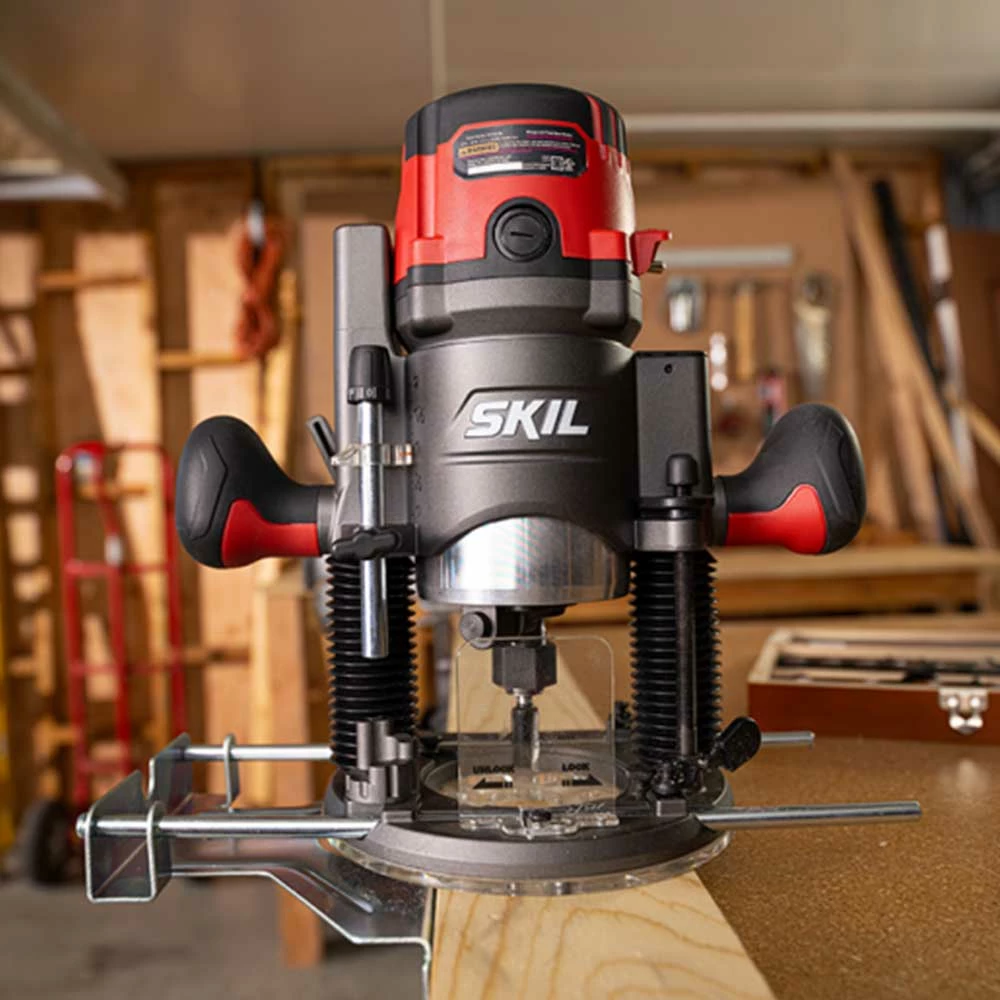 Skil RT1322-00 14 Amp Speed Control Plunge Fixed Base Digital Corded Router Tools & Equipment 8 Skil RT1322-00 14 Amp Speed Control Plunge Fixed Base Digital Corded Router Tools & Equipment