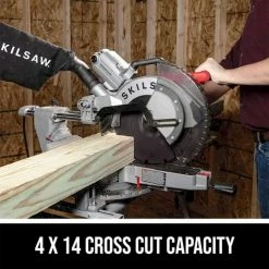 SKILSAW SPT88-02 12” Corded Worm Drive Dual Bevel Sliding Miter Saw Tools & Equipment