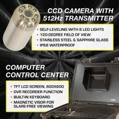 Tools & Equipment Video Snake 3388T 196' Self Leveling Pipe Inspection Camera W/ Transmitter 14 Tools & Equipment Video Snake 3388T 196' Self Leveling Pipe Inspection Camera W/ Transmitter