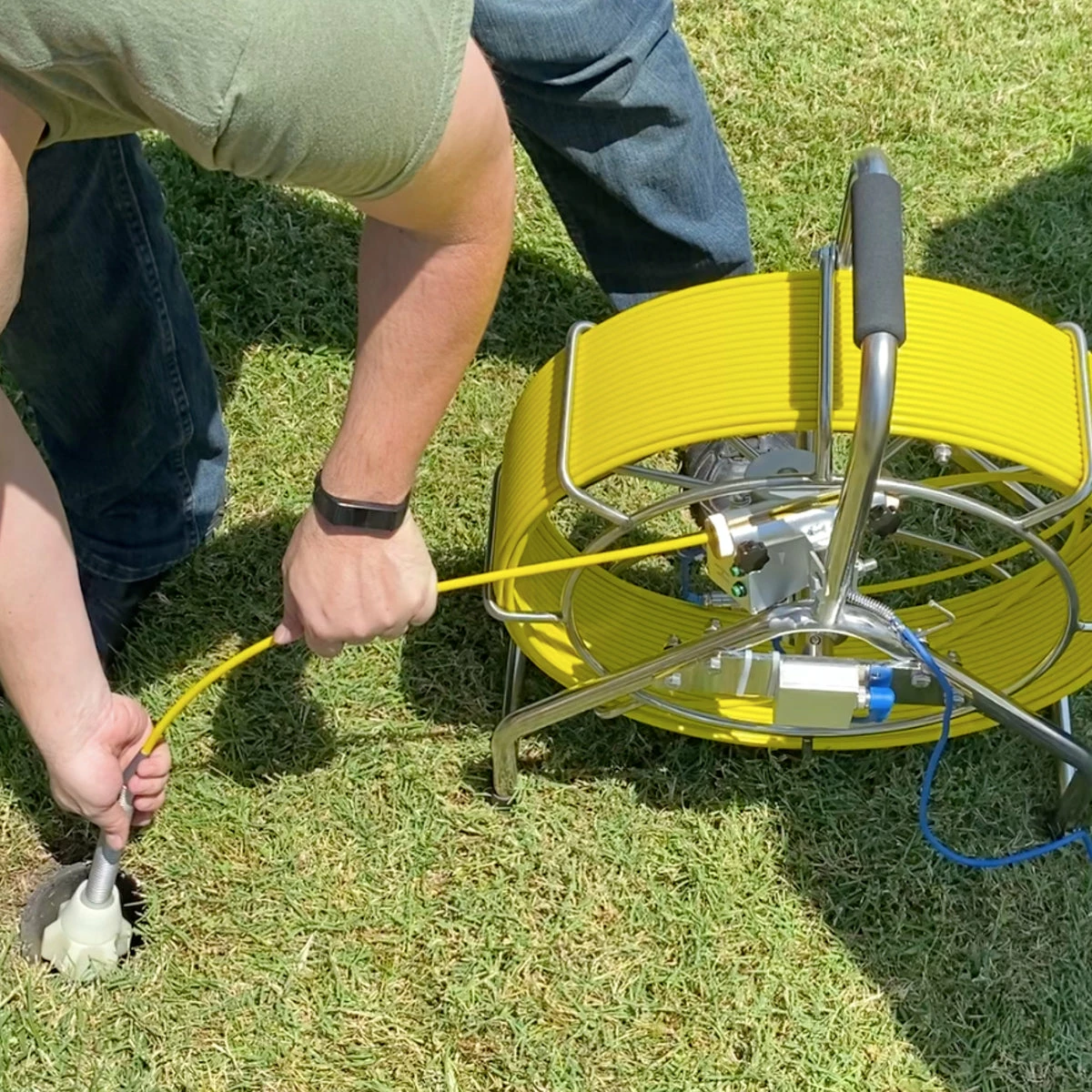 Tools & Equipment Video Snake 3388T 196' Self Leveling Pipe Inspection Camera W/ Transmitter 7 Tools & Equipment Video Snake 3388T 196' Self Leveling Pipe Inspection Camera W/ Transmitter