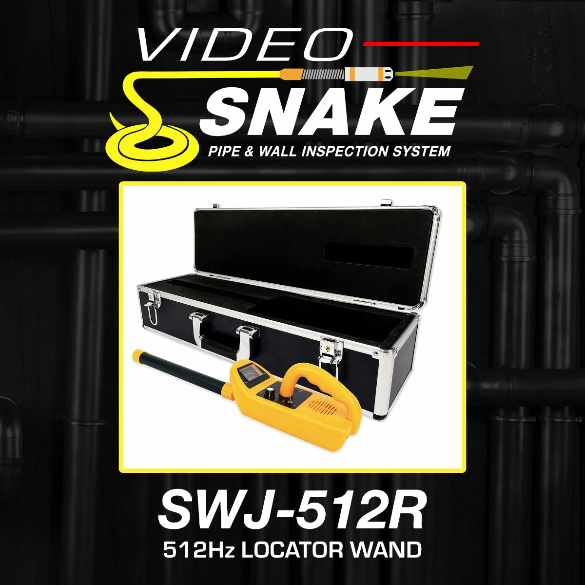 Tools & Equipment Video Snake SWJ-512R 512hz Reciever Locater Transmitter Wand 4 Tools & Equipment Video Snake SWJ-512R 512hz Reciever Locater Transmitter Wand