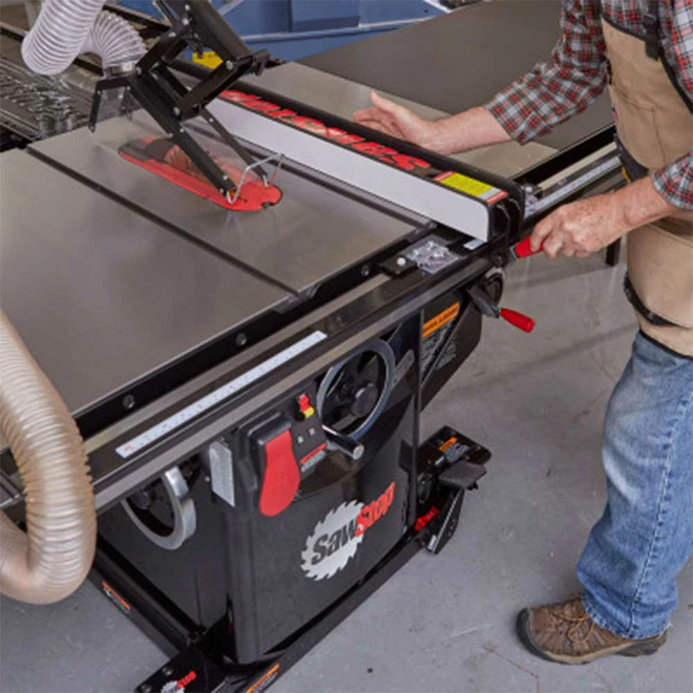 Saw Stop SawStop ICS53480-36 480V 5HP 10" Industrial Cabinet Saw W/ 36” T-Glide System 7 Saw Stop SawStop ICS53480-36 480V 5HP 10" Industrial Cabinet Saw W/ 36” T-Glide System