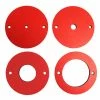 Saw Stop Power Tools SawStop RT-PIR 3-3/4 Inch Phenolic Router Plate Insert Ring Set, 4pc