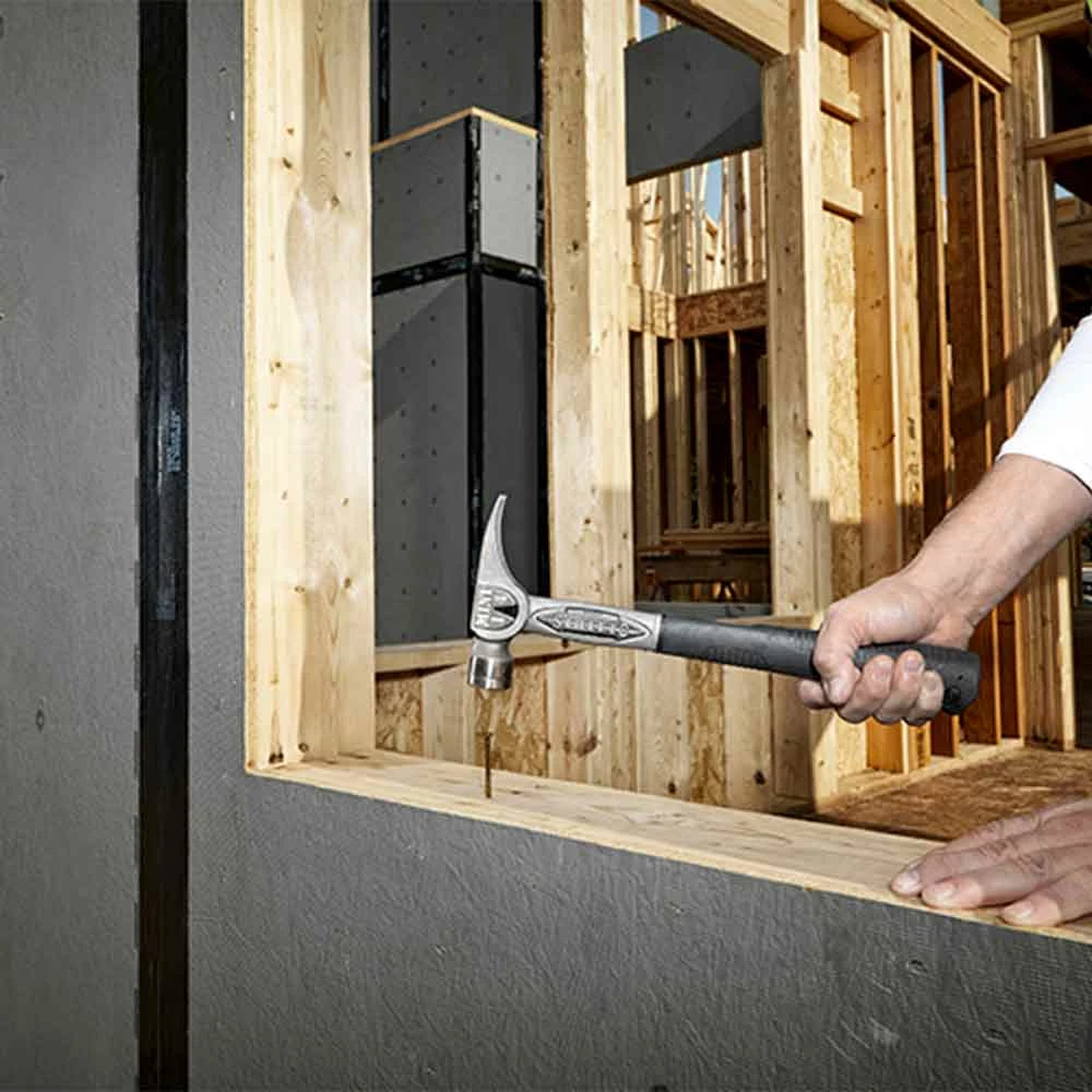 Tools & Equipment Stiletto TBM14RSS 16-Inch 14-Oz TiBone Mini Smooth/Straight Face Framing Hammer 6 Tools & Equipment Stiletto TBM14RSS 16-Inch 14-Oz TiBone Mini Smooth/Straight Face Framing Hammer