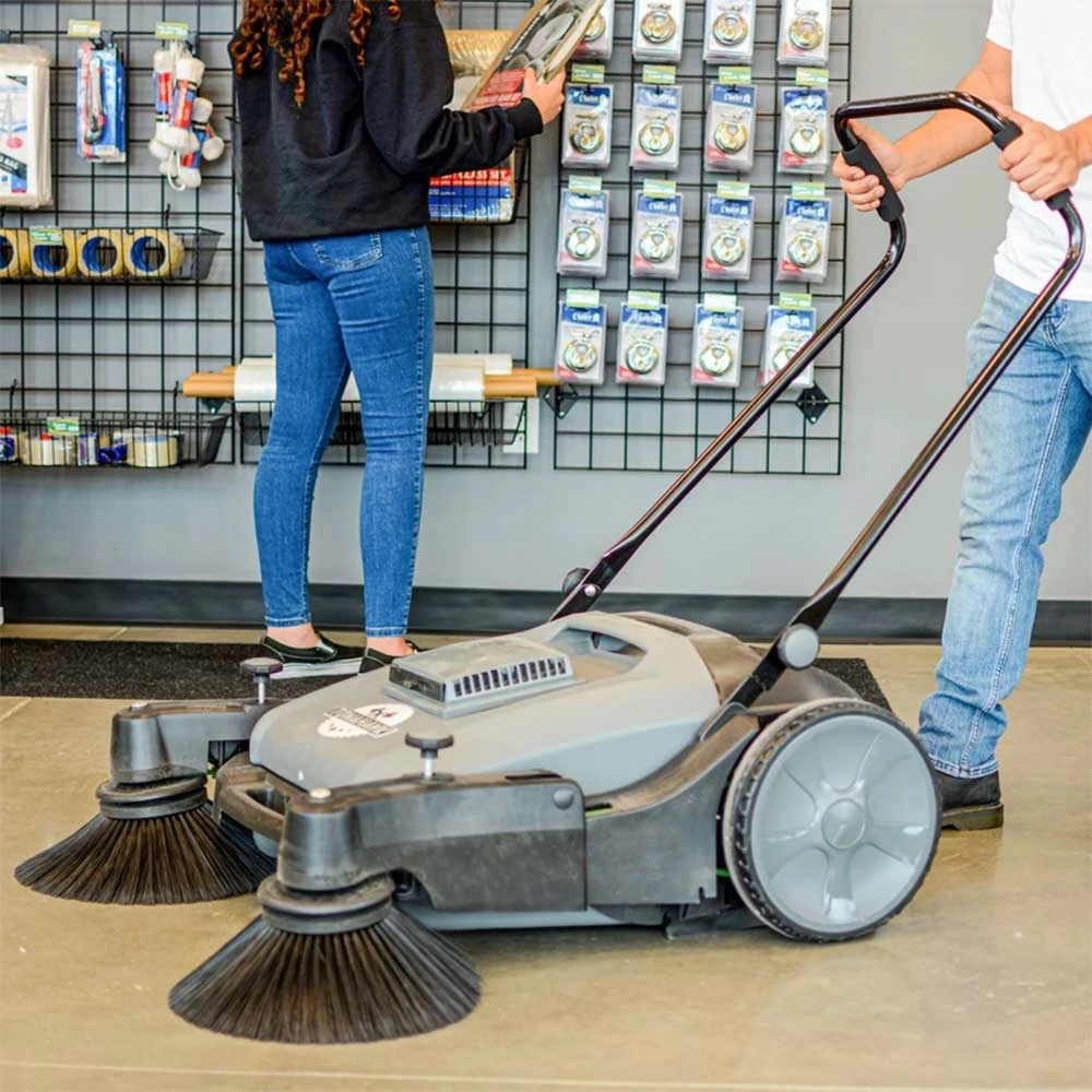 Tools & Equipment Tomahawk Power TOS38 38" Walk Behind Push Sweeper W/ Triple Power Side Brooms 13 Tools & Equipment Tomahawk Power TOS38 38" Walk Behind Push Sweeper W/ Triple Power Side Brooms