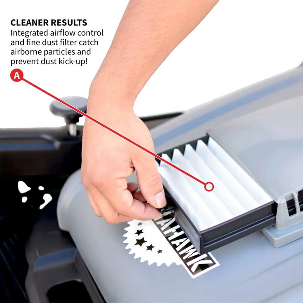 Tools & Equipment Tomahawk Power TOS38 38" Walk Behind Push Sweeper W/ Triple Power Side Brooms 9 Tools & Equipment Tomahawk Power TOS38 38" Walk Behind Push Sweeper W/ Triple Power Side Brooms