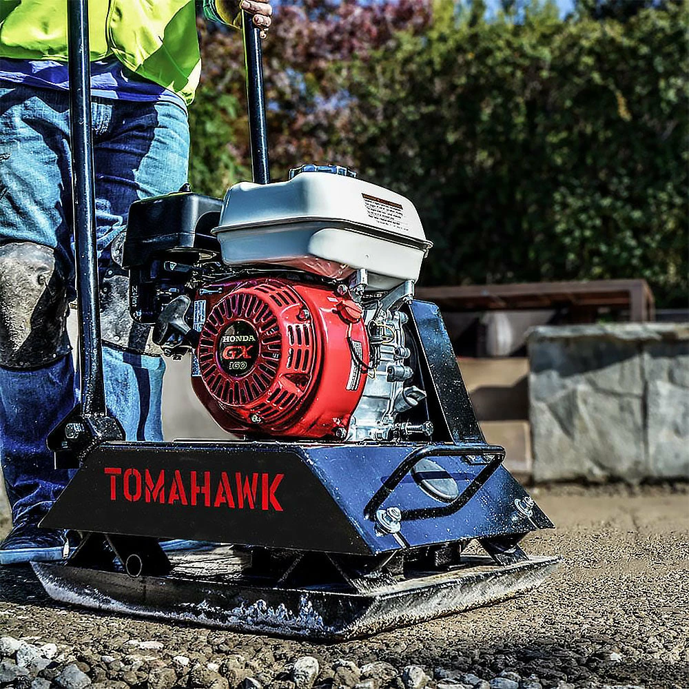 Tools & Equipment Tomahawk Power TPC80H 5.5 HP GX160 Honda Vibratory Plate Soil Compactor Tamper 6 Tools & Equipment Tomahawk Power TPC80H 5.5 HP GX160 Honda Vibratory Plate Soil Compactor Tamper