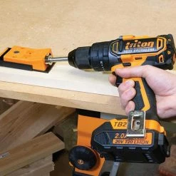 Tools & Equipment Triton 332776 T2PHJ Double Mini Strong Compact Nylon Pocket Hole Jig 15 Tools & Equipment Triton 332776 T2PHJ Double Mini Strong Compact Nylon Pocket Hole Jig