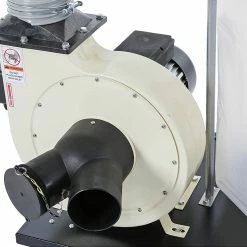 Tools & Equipment Shop Fox W1666 2 H.P. 1,550 Cfm Dust Collector W/ Heavy-Duty 12" Steel Impeller