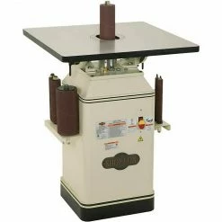 Sanders Shop Fox W1686 1 Hp Oscillating Spindle Sander Cabinet Style With Table Inserts