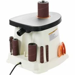 Shop Fox W1831 Oscillating Spindle Sander W/ 5 Rubber Sanding Drums & 6 Sleeves Sanders
