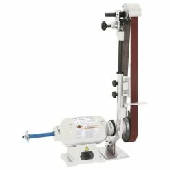 Tools & Equipment Shop Fox W1843 110-Volt 1 HP Single Phase Heavy Duty Knife Belt Sander/Buffer