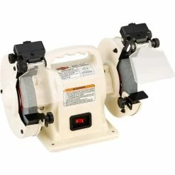 Shop Fox W1871 6" Corded Heavy Duty Lightweight Portable Bench Grinder W/ LEDs