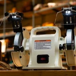 Shop Fox W1871 6" Corded Heavy Duty Lightweight Portable Bench Grinder W/ LEDs 8 Shop Fox W1871 6