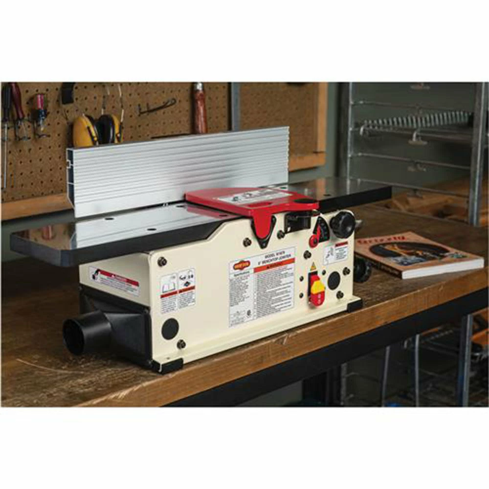 Shop Fox W1879 6" Benchtop Jointer W/ Aluminum Fence 7 Shop Fox W1879 6" Benchtop Jointer W/ Aluminum Fence