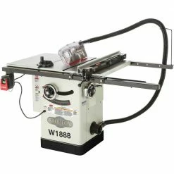 Shop Fox W1888 10" Heavy Duty High Performance Hybrid Table Saw W/ Riving Knife Tools & Equipment