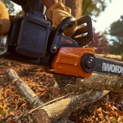 Worx WG384 40 Volt 14 Inch Power Share Quick-Stop Brake Cordless Chainsaw Kit Lawn & Outdoor Power