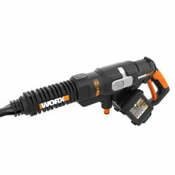 Lawn & Outdoor Power Worx WG644 40 Volt 450 Psi Multi Nozzle Hydroshot Portable Power Cleaner Kit