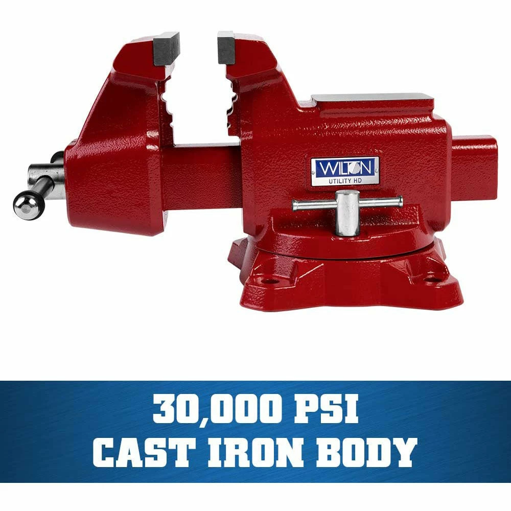 Tools & Equipment WILTON 28816 8" Jaw Utility Workshop Vise W/ 8.5" Opening 4.5" Throat Depth 10 Tools & Equipment WILTON 28816 8" Jaw Utility Workshop Vise W/ 8.5" Opening 4.5" Throat Depth