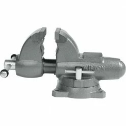 Tools & Equipment Wilton 28825 3-1/2" Combo Pipe/Bench Jaw Round Channel Vise W/ Swivel Base
