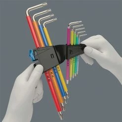 Wera 05022689001 3967/9 TX SXL Multicolour HF Stainless L-Key Set - 9 PC Tools & Equipment