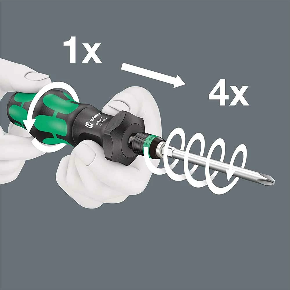 Wera 05057483001 Kraftform Kompakt Turbo Imperial Screwdriver Set - 19 PC 6 Wera 05057483001 Kraftform Kompakt Turbo Imperial Screwdriver Set - 19 PC