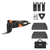 WORX WX679L.1 Oscillating Multi Tool W/ Universal Fit System 29 Accessories