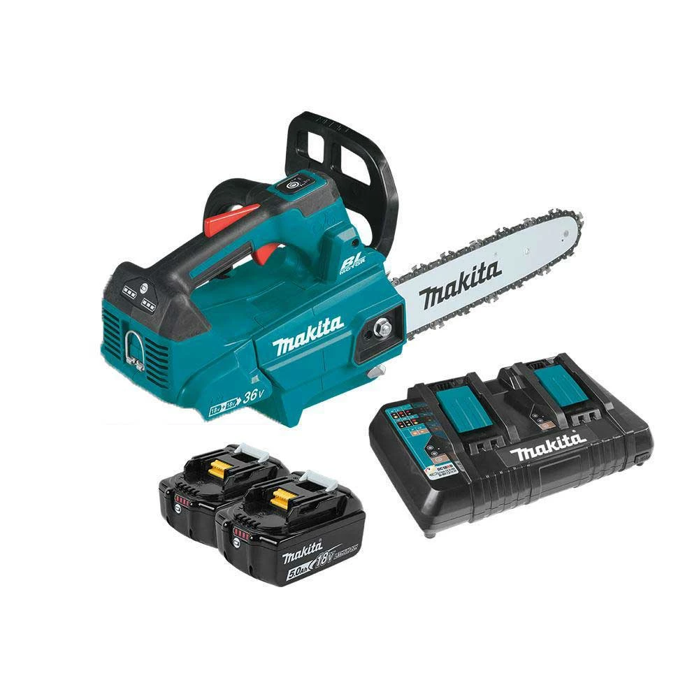 Lawn & Outdoor Power Makita XCU08PT 18V X2 36V 14" Li-Ion Brushless Top Handle Chain Saw Kit 3 Lawn & Outdoor Power Makita XCU08PT 18V X2 36V 14" Li-Ion Brushless Top Handle Chain Saw Kit