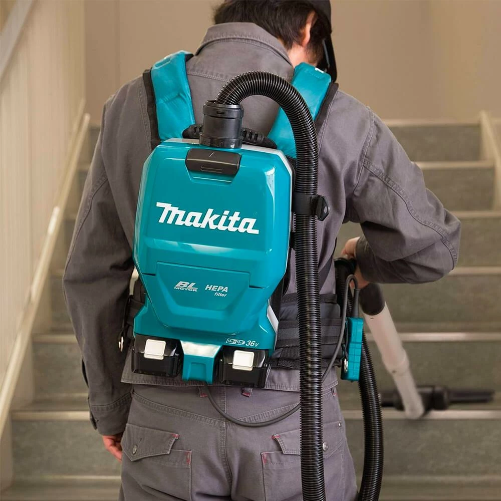 Makita XCV09PT 18 Volt LXT (36 Volt) 1/2 Gallon Backpack Dry Vacuum Kit 5 Makita XCV09PT 18 Volt LXT (36 Volt) 1/2 Gallon Backpack Dry Vacuum Kit
