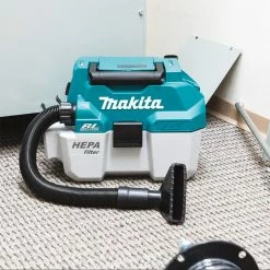 Tools & Equipment Makita XCV11T 18 Volt 5.0Ah X2 LXT 2 Gallon HEPA Wet/Dry Dust Vacuum Kit