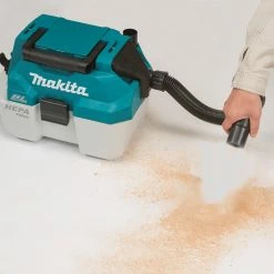 Tools & Equipment Makita XCV11T 18 Volt 5.0Ah X2 LXT 2 Gallon HEPA Wet/Dry Dust Vacuum Kit
