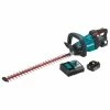 Lawn & Outdoor Power Makita XHU07T 18 Volt 24 Inch 5.0Ah LXT Lithium-Ion Brushless Hedge Trimmer Kit