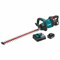 Lawn & Outdoor Power Makita XHU07T 18 Volt 24 Inch 5.0Ah LXT Lithium-Ion Brushless Hedge Trimmer Kit