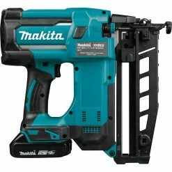 Makita XNB02RJ 18 Volt 2-1/2 Inch 2.0Ah 16 Gauge Straight Finish Nailer Kit