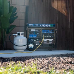 Dual Fuel Generators DuroMax XP10000DX 10,000 Watt Dual Fuel Gas Propane Portable Generator W/ CO Alert