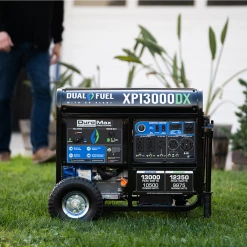Dual Fuel Generators DuroMax XP13000DX 13,000 Watt Dual Fuel Gas Propane Portable Generator W/ CO Alert