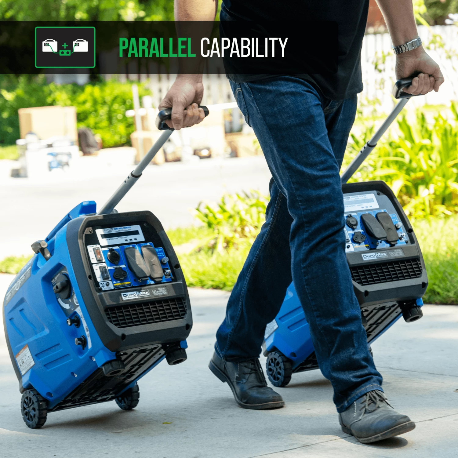 DuroMax XP2300iH 2,300 Watt Portable Dual Fuel Inverter Generator W/ CO Alert 12 DuroMax XP2300iH 2,300 Watt Portable Dual Fuel Inverter Generator W/ CO Alert